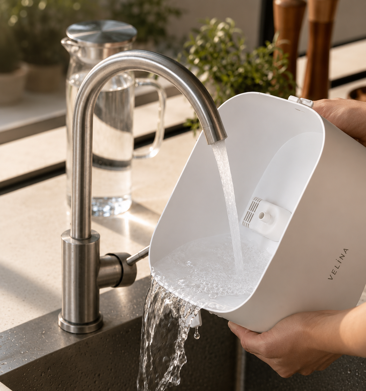 VELINA Flow — Purer water, every day.