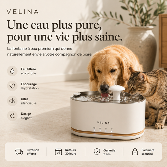 VELINA Flow — Une eau plus pure, chaque jour.